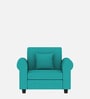 Derado Fabric 1 Seater Sofa in Sea Green Colour