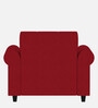 Derado Fabric 1 Seater Sofa in Blood Maroon Colour