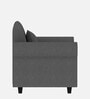 Derado Fabric 1 Seater Sofa in Charcoal Grey Colour