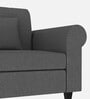Derado Fabric 1 Seater Sofa in Charcoal Grey Colour
