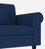 Derado Fabric 1 Seater Sofa in Royal Blue Colour