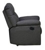 Derek 1 Seater Fabric Manual Recliner in Brown Colour