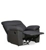 Derek 1 Seater Fabric Manual Recliner in Brown Colour