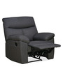 Derek 1 Seater Fabric Manual Recliner in Brown Colour
