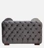 Arlo Velvet 1 Seater Sofa In Fossil Grey Colour