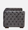 Arlo Velvet 1 Seater Sofa In Fossil Grey Colour