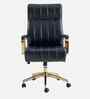 Derrus Leatherette Executive Chair In Black Colour