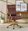 Derrus Leatherette Executive Chair In Brown Colour
