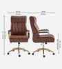 Derrus Leatherette Executive Chair In Brown Colour