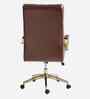 Derrus Leatherette Executive Chair In Brown Colour
