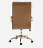 Derrus Leatherette Executive Chair In Tan Colour