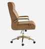 Derrus Leatherette Executive Chair In Tan Colour
