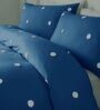 Desert Rose Blue Cold-Weather Comforter Single Size With1 Pillow Cover