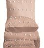 Desert Rose Peach Cold-Weather Comforter Single Size With1 Pillow Cover