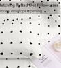 Desert Rose White & Black AC Comforter Singlebed Size With 1 Pillow Covers