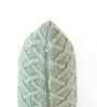 Desert Sage 100% Cotton Crest16X16 Inches Knitted Cushion Cover