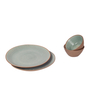 Desert Sand Brown Ceramic 4 Pcs Dinner Set