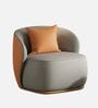 Designer 1 Seater Sofa In Grey Color
