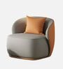 Designer 1 Seater Sofa In Grey Color