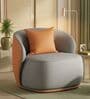 Designer 1 Seater Sofa In Grey Color