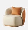 Designer 1 Seater Sofa In White Color