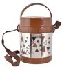 Designer Brown Stainless Steel Lunch Box