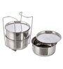 Designer Brown Stainless Steel Lunch Box