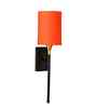 Designer Cotton Shade Metal Wall Light   Perfect for Hallway, Living Room & Bedroom-(Orange)