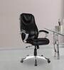 Designer Leatherette Executive Chair In Black Colour
