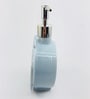 120 Ml Ceramic  Counter Top Liquid Soap Dispenser in Blue