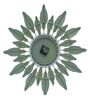 Designer Gold & Black Iron Novelty Wall Clock