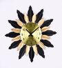 Designer Gold & Black Iron Novelty Wall Clock