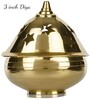 Designer Gold Metal Diya