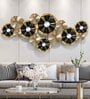 Designer Golden Black Metal Wall Art