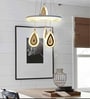 Designer Inbuilt LED Hanging Chandelier White Accent