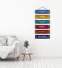 Designer Multicolour Engineered Wood Wall Hanging Quotes