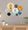 Designer Multicolour Engineered Wood Wall Hanging Quotes