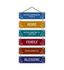 Designer Multicolour Engineered Wood Wall Hanging Quotes