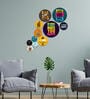 Designer Multicolour Engineered Wood Wall Hanging Quotes