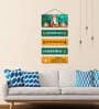 Designer Multicolour Engineered Wood Wall Hanging Quotes