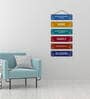 Designer Multicolour Engineered Wood Wall Hanging Quotes