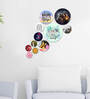 Designer Multicolour Engineered Wood Wall Hanging Quotes