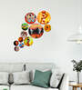 Designer Multicolour Engineered Wood Wall Hanging Quotes