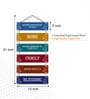Designer Multicolour Engineered Wood Wall Hanging Quotes