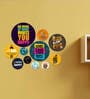 Designer Multicolour Engineered Wood Wall Hanging Quotes