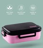 Designer Pink Stainless Steel Lunch Box with Spoon