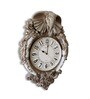 Silver Fibre Designer Royal Traditional Wall Clock