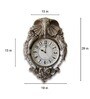 Silver Fibre Designer Royal Traditional Wall Clock