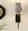 Designer Wall Lamp with Handmade Mosaic Glass & Metal Frame   Best for Living Room, Bedroom & Dining Room