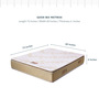 Desire Pillow Top Queen Bed 72x60x6 Bonnell Spring Mattress (Free Pillows with Bedsheet)